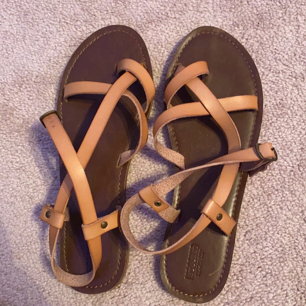 Cute tan sandals